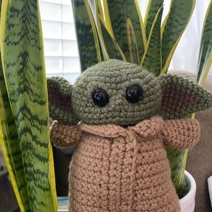 Handmade Baby Yoda Inspired Plush Toy